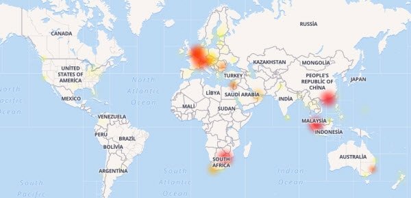 Anlık mesajlaşma uygulaması Whatsapp çöktü mü?